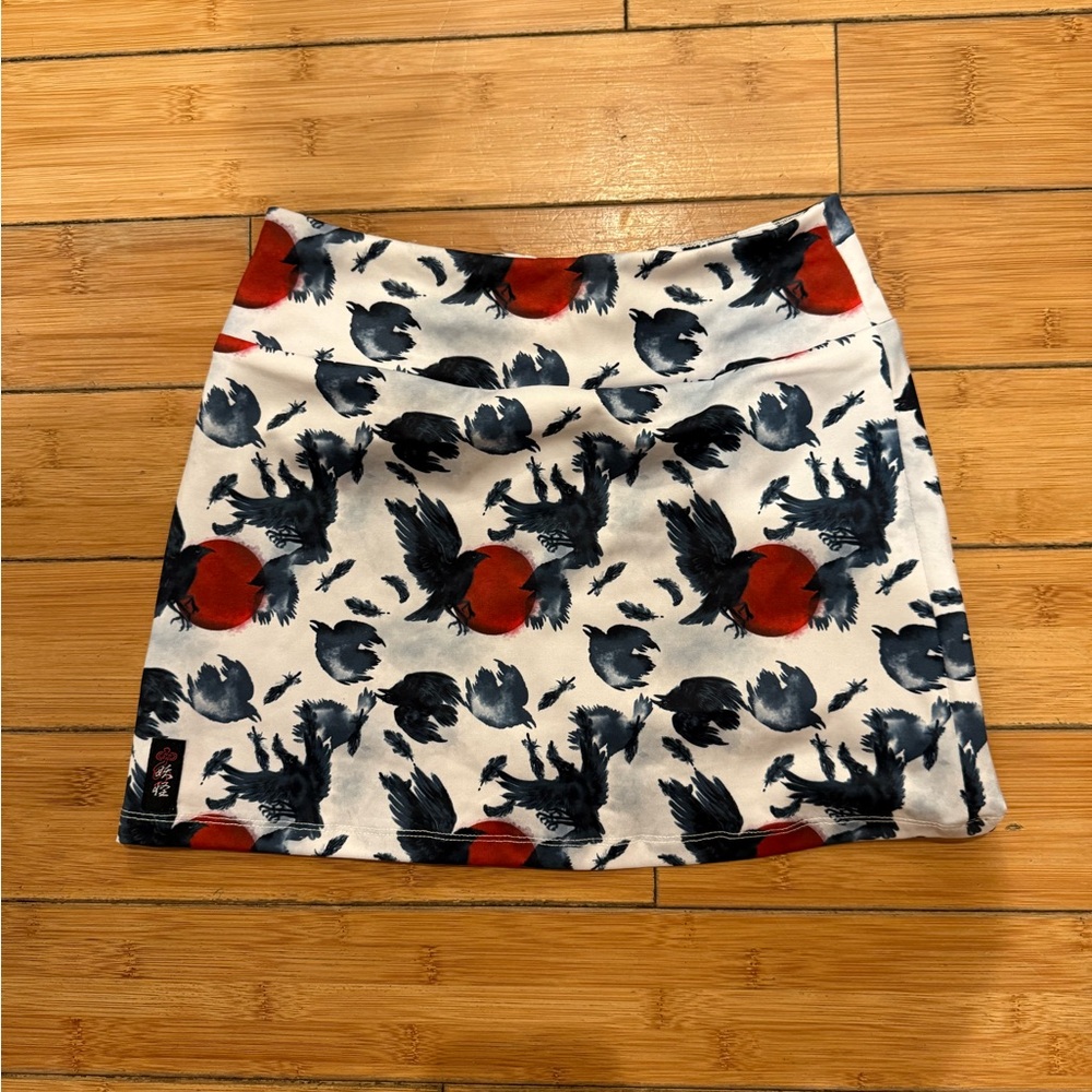 NEW Iron Yokai Sz XS Tennis Skort Skirt with Shorts Underneath.